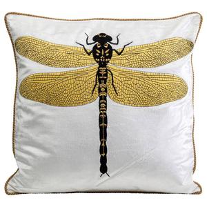 Декоративная подушка Kare Design Glitter Dragonfly, хлопок/полиэстер - белый