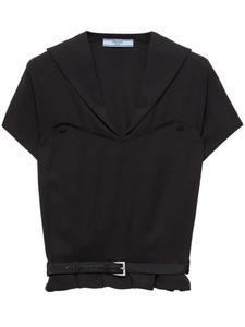 Prada соболь топ, черный