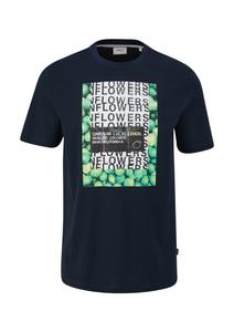 Классическая футболка s.Oliver Shirt, морской синий