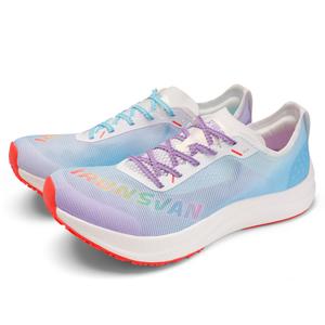 Кроссовки унисекс разноцветные фиолетовый сиреневый IRUNSVAN, синий переходит в фиолетовый-фиолетовый тан