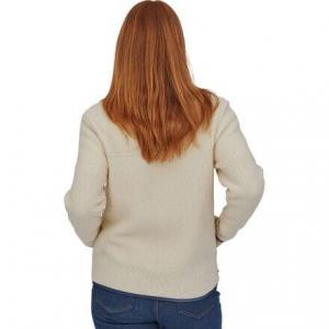 Флисовая куртка с ворсом в стиле ретро женская Patagonia, бежевый