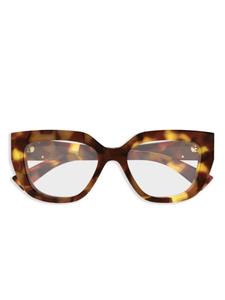 Gucci Eyewear Interlocking G очки, коричневый