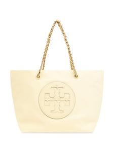 Tory Burch сумка-тоут Ella с нашивкой-логотипом, нейтральный цвет