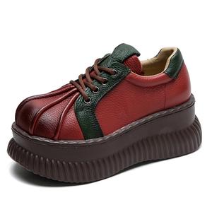 ZUOSAISI Женские повседневные туфли, красные/умбровые