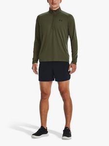 Тренировочный топ Tech с молнией до половины Under Armour, Green/Black