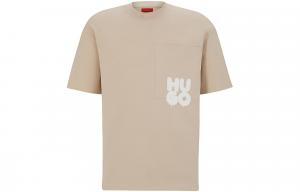 HUGO BOSS Футболка SS23 мужская светло-бежевая