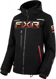 Женская куртка FXR Maverick, Black/Sunrise