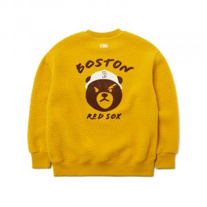 Толстовка Frown Bear Series Unisex MLB, красный/желтый