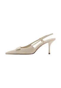 Высокие каблуки Mango, Off-White