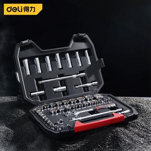 Набор головок Deli, 46 предметов, серия 12,5 мм, метрические и дюймовые DQ01046