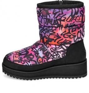 Ботинки зимние UGG Ridge Graffiti Pop, фиолетовый