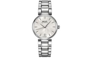 MIDO Часы Baroncelli Collection Automatic Mechanical Movement Women's Watch 33mm White Dial Stainless Steel Case