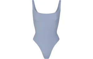 Fits Everybody Square Neck Bodysuit Jumpsuit Women's SLATE/Slate Skims, slate/slate