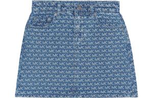 SS23 Повседневная Короткая Юбка Женская Синяя MICHAEL KORS
