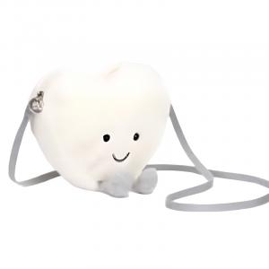 JELLYCAT Плюшевая игрушка amuseables cream heart bag