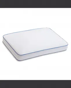 Гелевая подушка из пены с эффектом памяти для сна на боку, стандартного размера Serta, белый