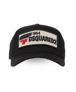 Бейсболка с логотипом Dsquared2, синий