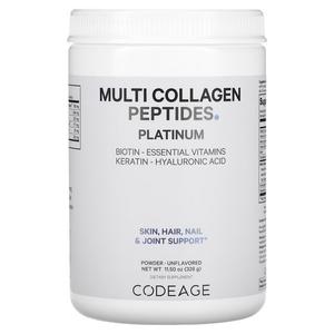 Добавка Codeage Platinum Multi Collagen Peptides без вкуса, 326г
