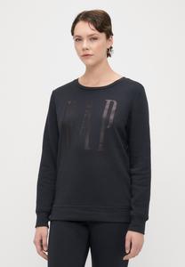 Толстовка Gap Tall LOGO DOORBUSTER CREW, Moonless Night/Black