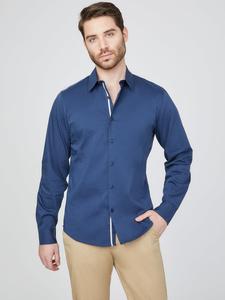 Рубашка из поплина Damon Guess Factory, цвет Silk Blue