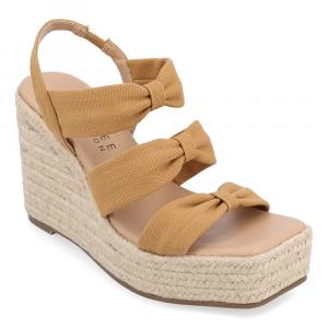 Santorynn эспадрильи на танкетке Journee, tan