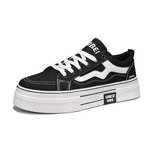 King Jinmai Мужские лоу-топ скейтборд кроссовки черные, цвет Black