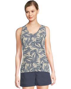 Топ Royal Robbins Featherweight Tank, цвет Deep Blue Presidio Print
