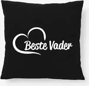 Подушка Huuraa Best Vader Hard Gift 40x40см с наполнителем Черный хлопок Best Vader Decor Hellweg Druckerei