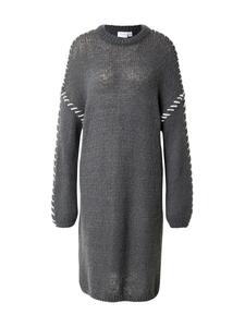 Вязаное платье VILA Knitted dress VIChoca New, темно-серый