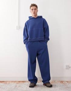 COLLUSION свободные мешковатые джоггеры темно-синего цвета