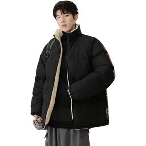 Пуховик Unisex Stand Collar Thickened VanCamel, черный