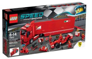 Конструктор Super Racing Collection F14T и Scuderia Ferrari Truck, 601 деталь, 1000, 75913 LEGO