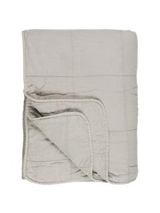 IB Laursen Винтажное однотонное стеганое одеяло пепельно-серого цвета