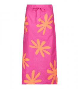 Юбка миди Chouchou из льна Jacquemus, Pink 213sk08-213 101455