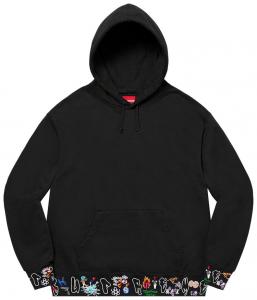 Толстовка Supreme AOI Icons Hooded Sweatshirt 'Black', черный