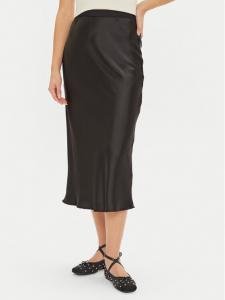 Юбка миди стандартного кроя Gina Tricot, черный