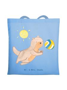 Mr. & Mrs. Panda Сумка для пляжного волейбола Otter без надписи, небесно-голубого цвета