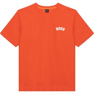 HUGO BOSS Футболка мужская оранжево-красная