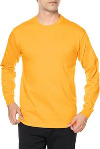 Футболка с длинным рукавом из ультрахлопка плотностью 6,0 унций, 2400 Gildan, золото