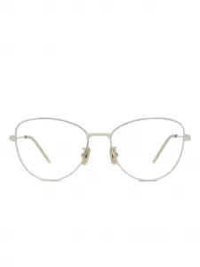 Очки в круглой оправе Givenchy Eyewear, серебряный