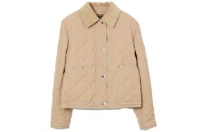 Длинный стеганый пиджак с длинными рукавами Burberry, Умбер