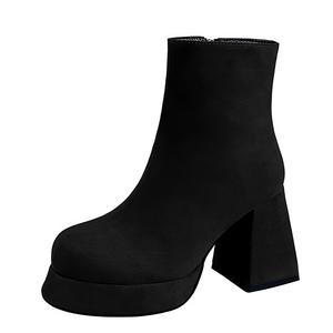 Bamiti Как по маслу ботильоны женские - черные, без подкладки, цвет Black, Unlined