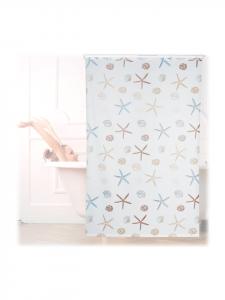 Relaxdays Полупрозрачная рулонная штора для душа Ocean - (Д)240 x (Ш)140 см