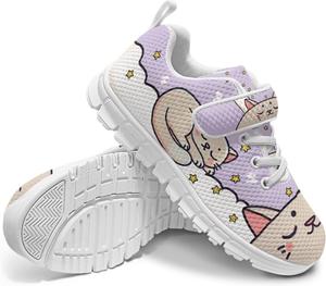 Кроссовки для мальчиков и девочек, детская обувь из сетчатого материала, унисекс, легкие, дышащие, для бега, тенниса и фитнеса, с одной пряжкой для малышей, маленьких и больших детей, белая подошва Ocwfudsx