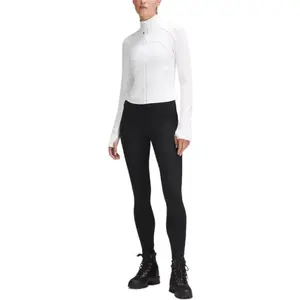 Флисовые высокие талии Tight Athletic брюки Women's Lululemon, черный