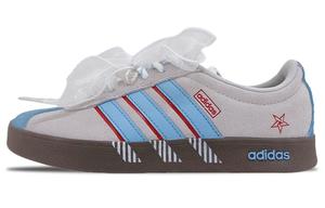 Adidas Кроссовки для скейтбординга VL COURT 2.0 с амортизацией, износостойкими, легкими, с поддержкой, низкие, унисекс, сине-серые