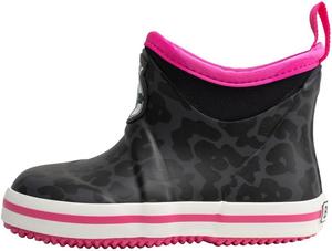 Резиновые сапожки для малышей для девочек и мальчиков, с принтами коровы и гепарда Buoy Boots, Schwarz (Black Cheetah)