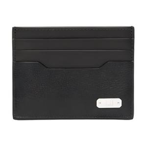 Dunhill Кожаный картхолдер для мужчин черный