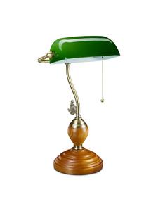 Relaxdays Банковская лампа зеленого цвета