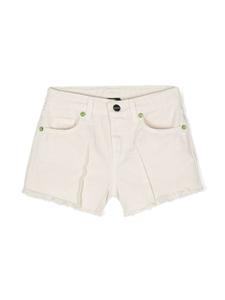 Джинсовые шорты с потертостями Barrow Kids, бежевый